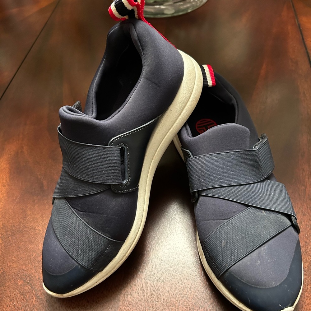 Tory Burch Navy Slip-On Sneakers size 7.5
